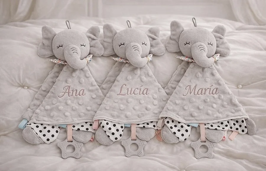 Cobija apego elefante personalizada